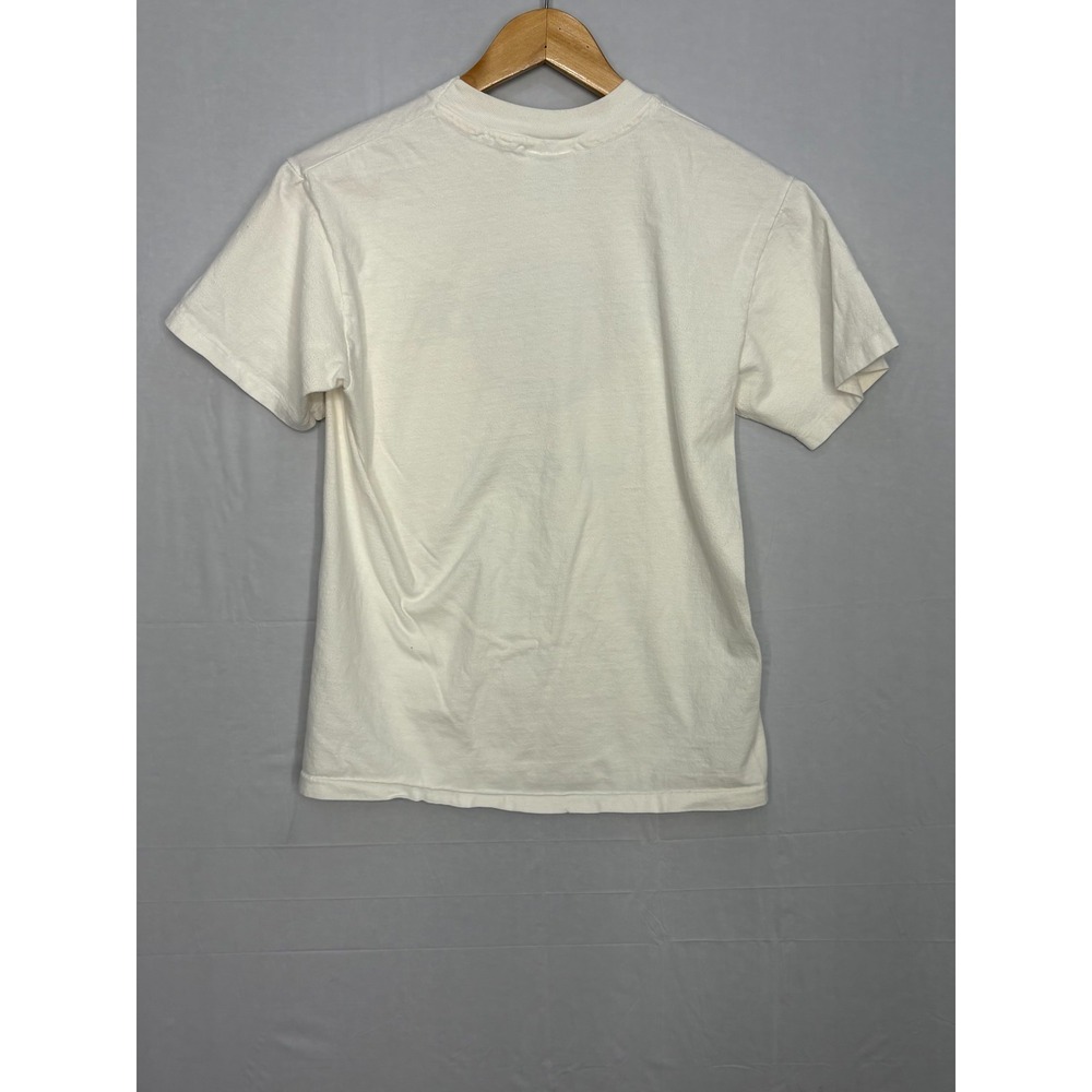 Hard Rock Cafe Las Vegas T-Shirt Mens White 34-36 Vintage 90s Hanes Beefy - Picture 2 of 5